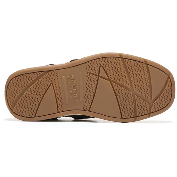 Boy’s Sperry Top Sider Boat Shoes Lanyard Brown Size 3 - Picture 4 of 11